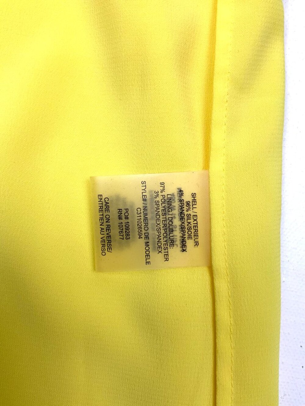 Alice + Olivia Yellow Twisted Halter Keyhole Racerback Tank Top Sz S - Picture 10 of 15